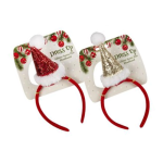 Christmas Dress-Up Glitter Headband 26cm Christmas Dress-Up Glitter Headband 26cm